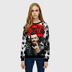 Свитшот женский Князь, цвет: 3D-черный — фото 2