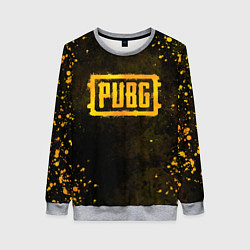 Свитшот женский PUBG, цвет: 3D-меланж