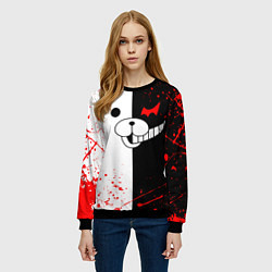 Свитшот женский MONOKUMA, цвет: 3D-черный — фото 2