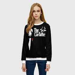 Свитшот женский The Carfather Top Gear, цвет: 3D-белый — фото 2