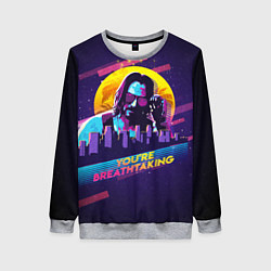 Свитшот женский You Are Breathtaking!, цвет: 3D-меланж