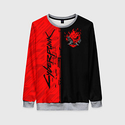 Свитшот женский CYBERPUNK 2077, цвет: 3D-меланж