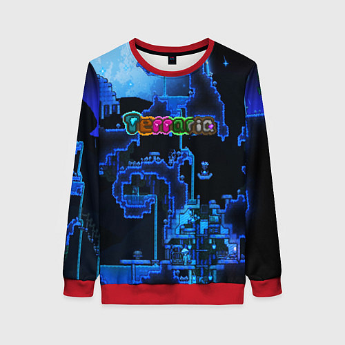 Женский свитшот Terraria / 3D-Красный – фото 1