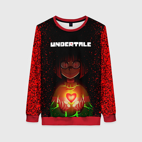 Женский свитшот UNDERTALE CHARA / 3D-Красный – фото 1