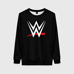 Свитшот женский WWE, цвет: 3D-черный