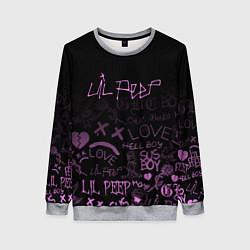Свитшот женский LIL PEEP, цвет: 3D-меланж