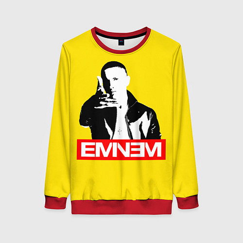 Женский свитшот Eminem / 3D-Красный – фото 1