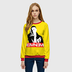 Свитшот женский Eminem, цвет: 3D-красный — фото 2