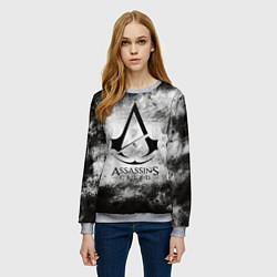 Свитшот женский Assassin’s Creed, цвет: 3D-меланж — фото 2