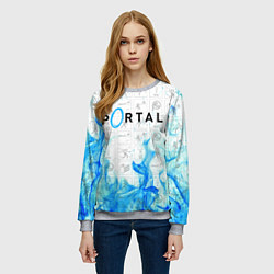 Свитшот женский PORTAL, цвет: 3D-меланж — фото 2
