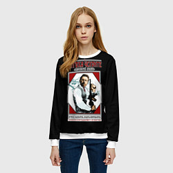 Свитшот женский Антон Чехов, цвет: 3D-белый — фото 2