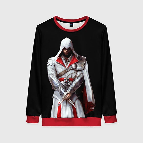 Женский свитшот Assassin’s Creed / 3D-Красный – фото 1