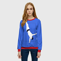 Свитшот женский Dive, цвет: 3D-красный — фото 2