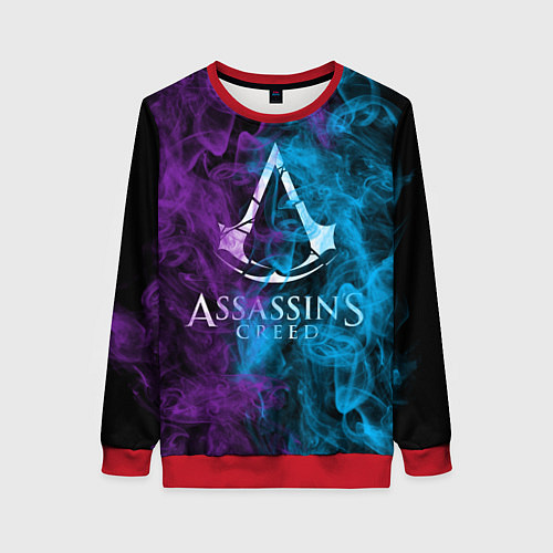 Женский свитшот Assassin's Creed / 3D-Красный – фото 1