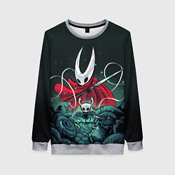 Свитшот женский Hollow Knight, цвет: 3D-меланж