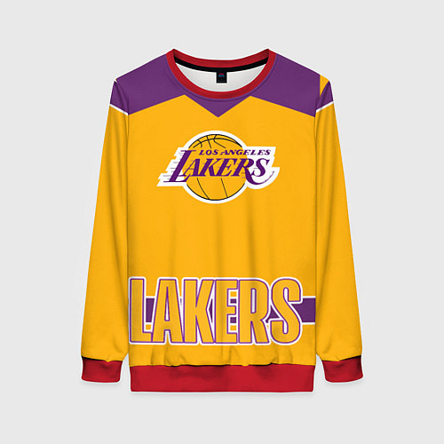 Женский свитшот Los Angeles Lakers / 3D-Красный – фото 1