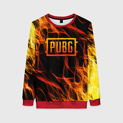 Женский свитшот PUBG / 3D-Красный – фото 1