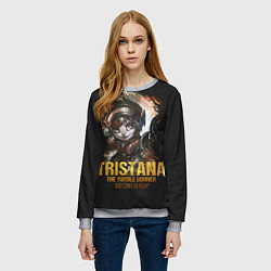 Свитшот женский Tristana, цвет: 3D-меланж — фото 2
