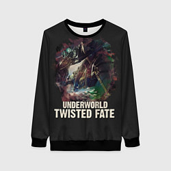 Свитшот женский Twisted Fate, цвет: 3D-черный