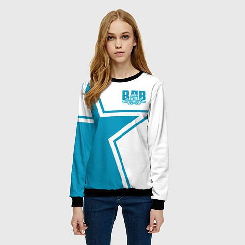 Женский свитшот ВДВ / 3D-Черный – фото 3