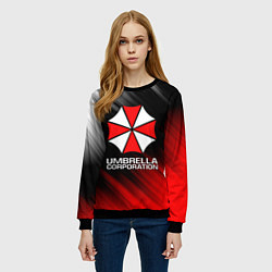 Свитшот женский UMBRELLA CORP, цвет: 3D-черный — фото 2