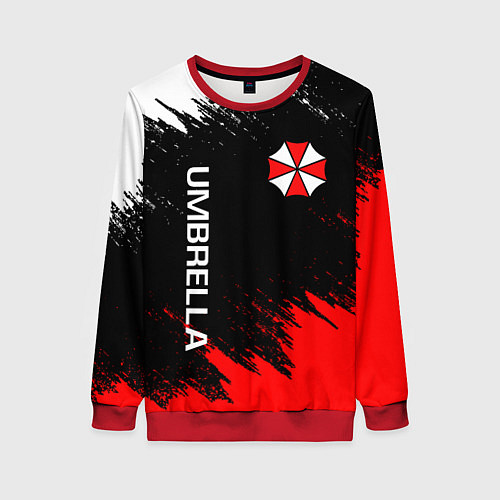 Женский свитшот UMBRELLA CORP / 3D-Красный – фото 1