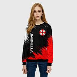 Свитшот женский UMBRELLA CORP, цвет: 3D-черный — фото 2