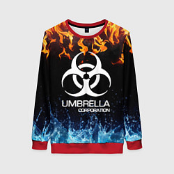 Свитшот женский UMBRELLA CORPORATION, цвет: 3D-красный