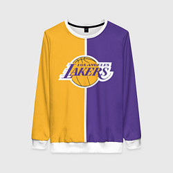 Свитшот женский LA LAKERS, цвет: 3D-белый