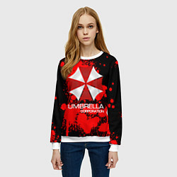 Свитшот женский UMBRELLA CORP, цвет: 3D-белый — фото 2