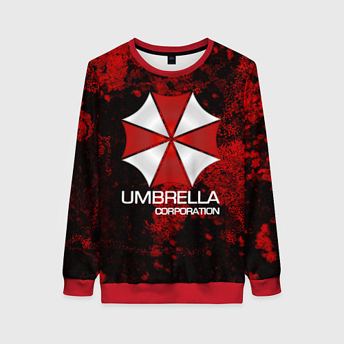 Женский свитшот UMBRELLA CORP / 3D-Красный – фото 1