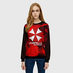 Свитшот женский UMBRELLA CORP, цвет: 3D-черный — фото 2