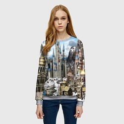 Свитшот женский HEROES, цвет: 3D-меланж — фото 2