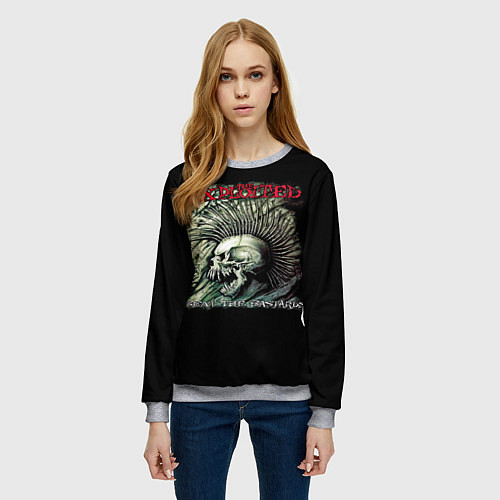 Женский свитшот The Exploited / 3D-Меланж – фото 3