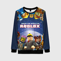 Свитшот женский ROBLOX, цвет: 3D-черный