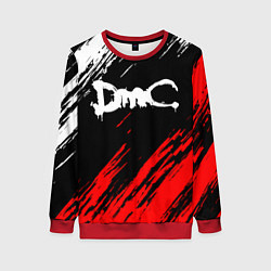 Свитшот женский DEVIL MAY CRY DMC, цвет: 3D-красный