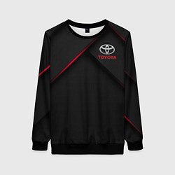 Свитшот женский TOYOTA, цвет: 3D-черный