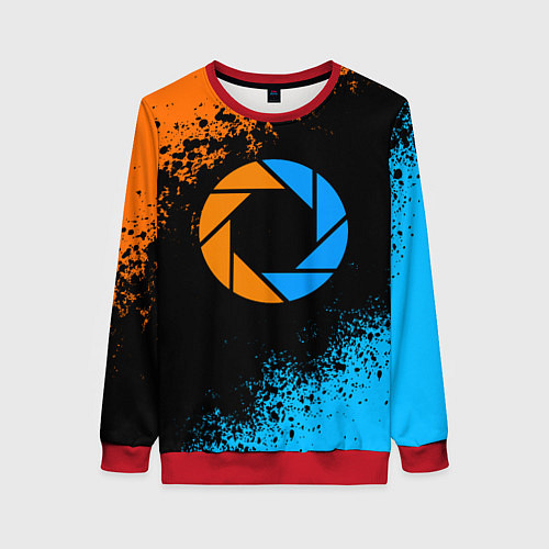 Женский свитшот PORTAL / 3D-Красный – фото 1