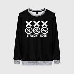 Свитшот женский Straight edge, цвет: 3D-меланж