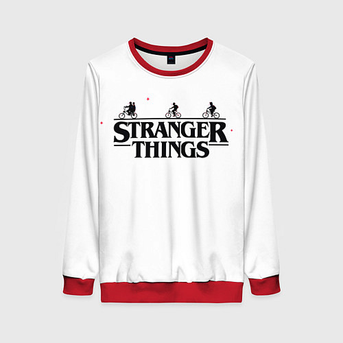 Женский свитшот STRANGER THINGS / 3D-Красный – фото 1