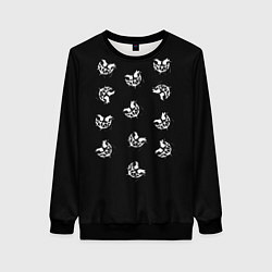 Свитшот женский Pyrokinesis, цвет: 3D-черный