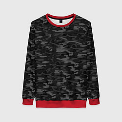 Свитшот женский ГОРОДСКОЙ КАМУФЛЯЖ, цвет: 3D-красный