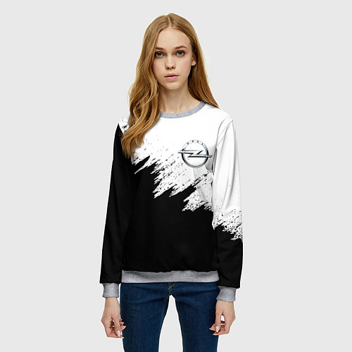 Женский свитшот Opel / 3D-Меланж – фото 3