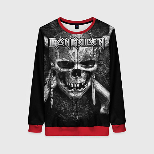Женский свитшот Iron Maiden / 3D-Красный – фото 1