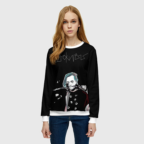 Женский свитшот PYROKINESIS / 3D-Белый – фото 3