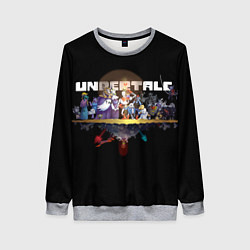 Свитшот женский Undertale, цвет: 3D-меланж