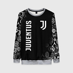 Свитшот женский JUVENTUS, цвет: 3D-меланж