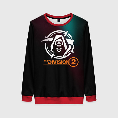 Женский свитшот The Division 2 Logo / 3D-Красный – фото 1