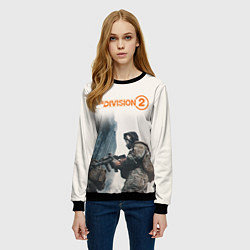 Свитшот женский The Division 2 Military, цвет: 3D-черный — фото 2