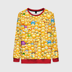 Женский свитшот Смайлики Emoji